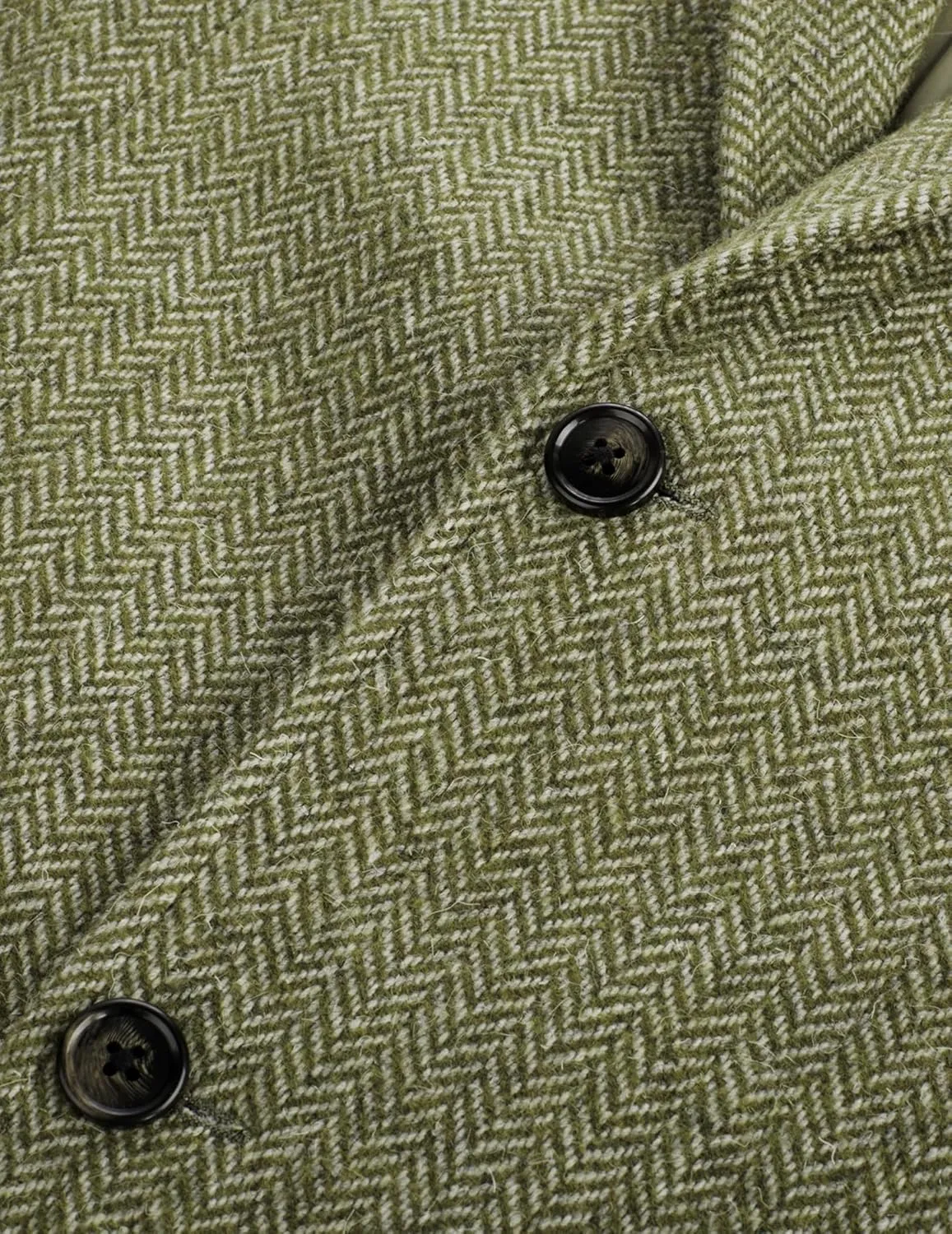 PJ PAUL JONES Mens Herringbone Blazer Vintage Tweed Wool Blend Sport Coat Jacket