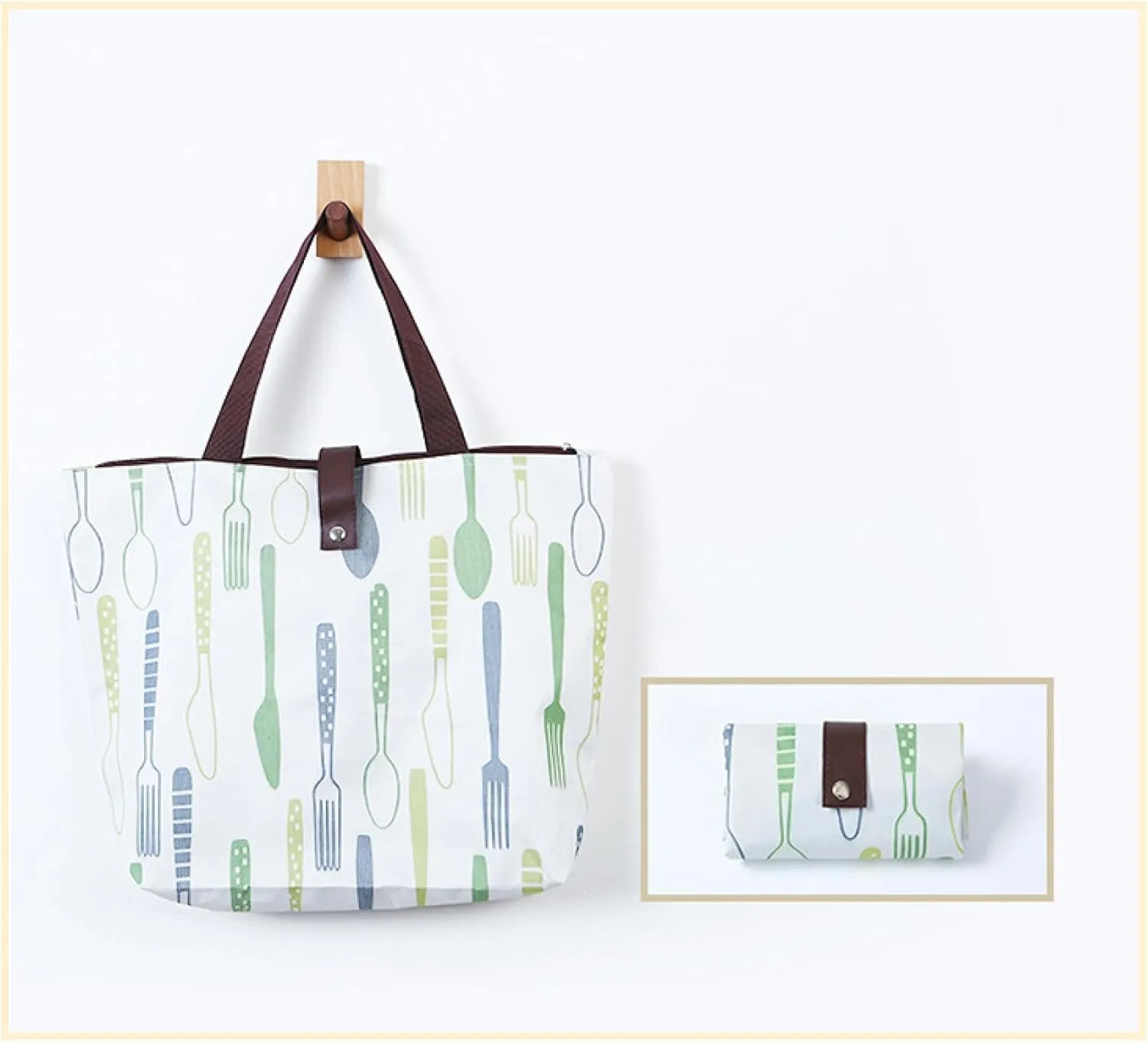 Portable oxford cloth shopping bag waterproof foldable portable oxford cloth bag