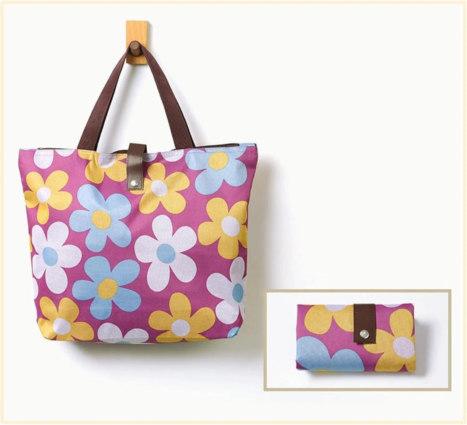 Portable oxford cloth shopping bag waterproof foldable portable oxford cloth bag