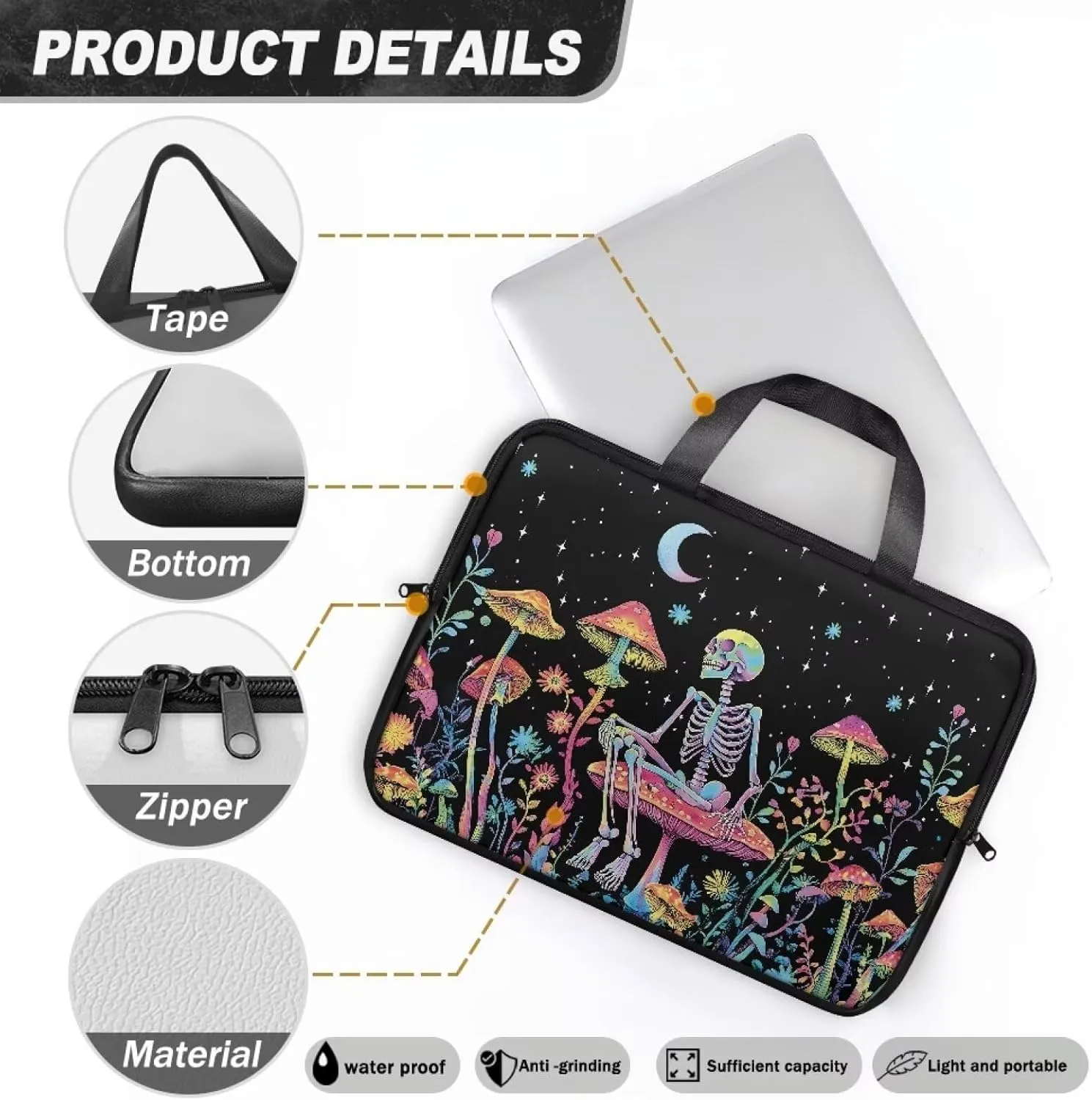 PU Leather Laptop Bag Leather Water-Resistant Laptop Bags Designer 10 12 15 17 Inch