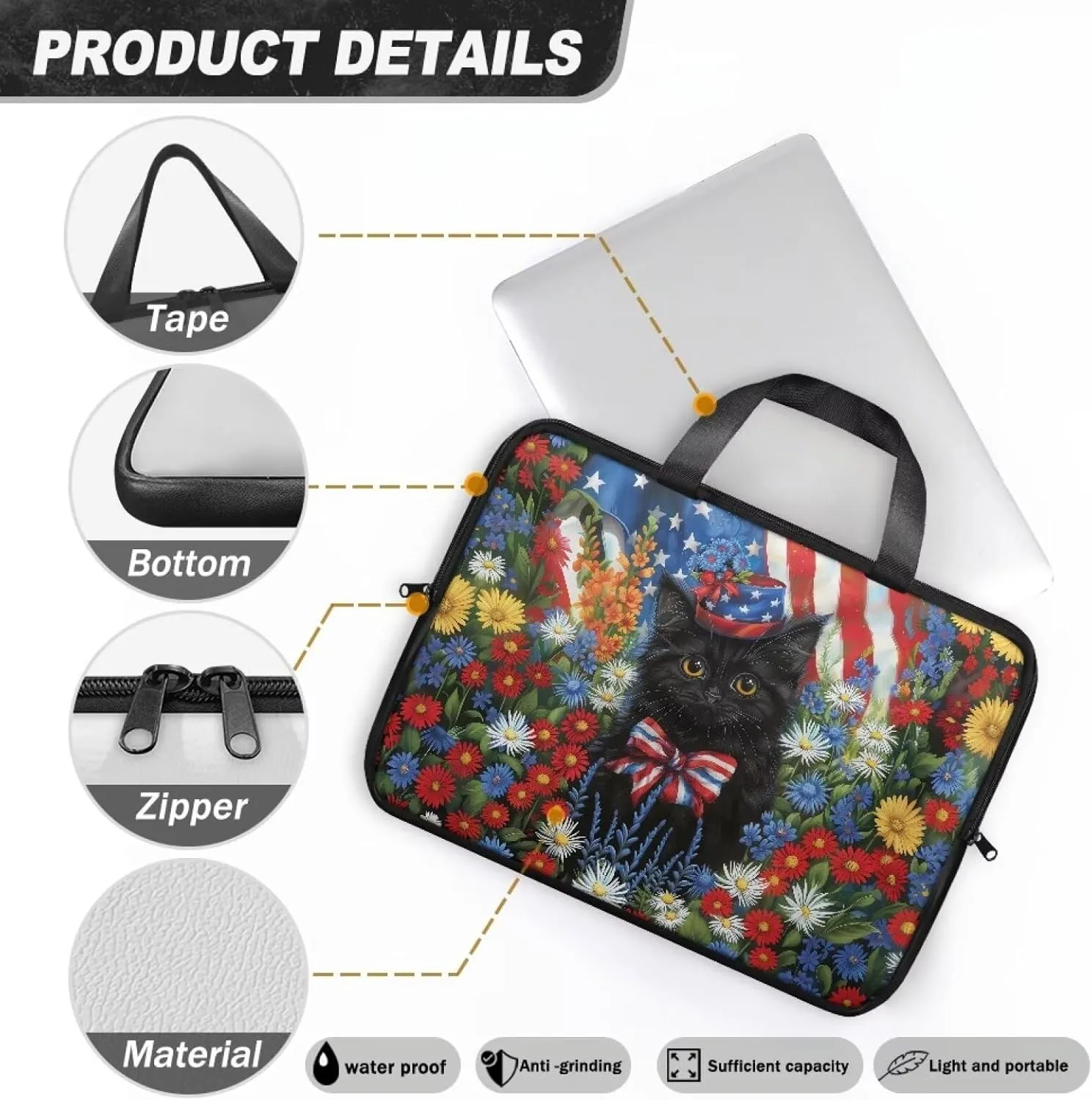 PU Leather Laptop Bag Leather Water-Resistant Laptop Bags Designer 10 12 15 17 Inch