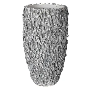 Radalla Vase with in Blue and White Ceramic
