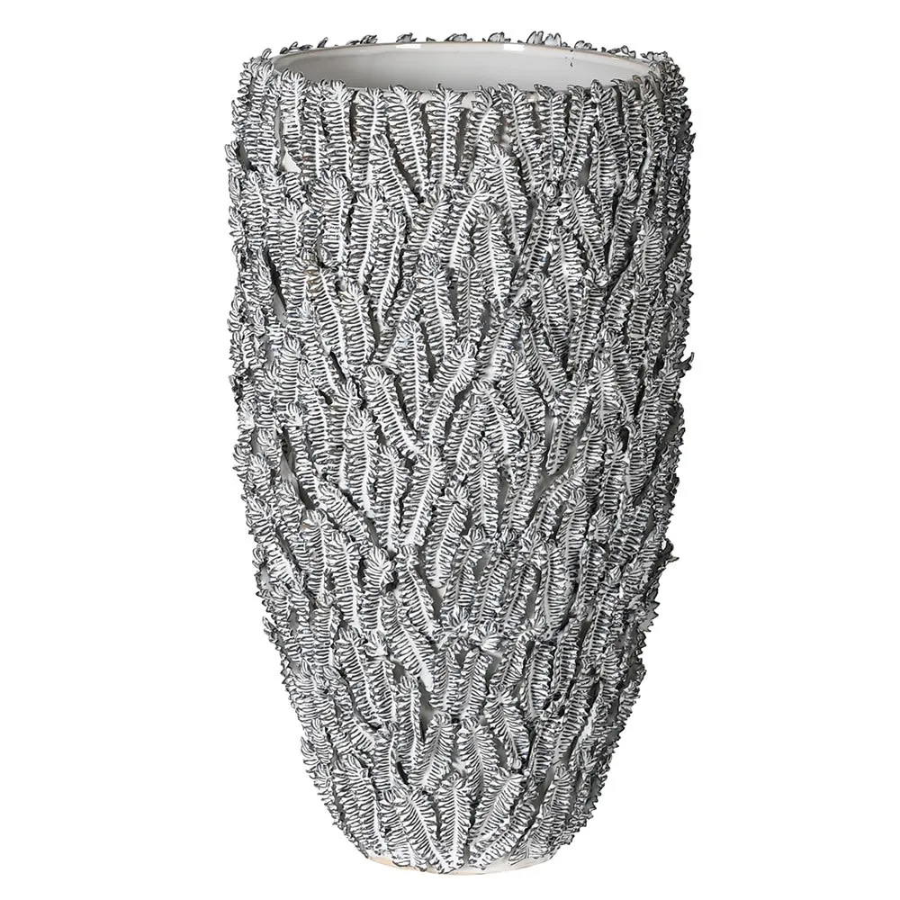 Radalla Vase with in Blue and White Ceramic