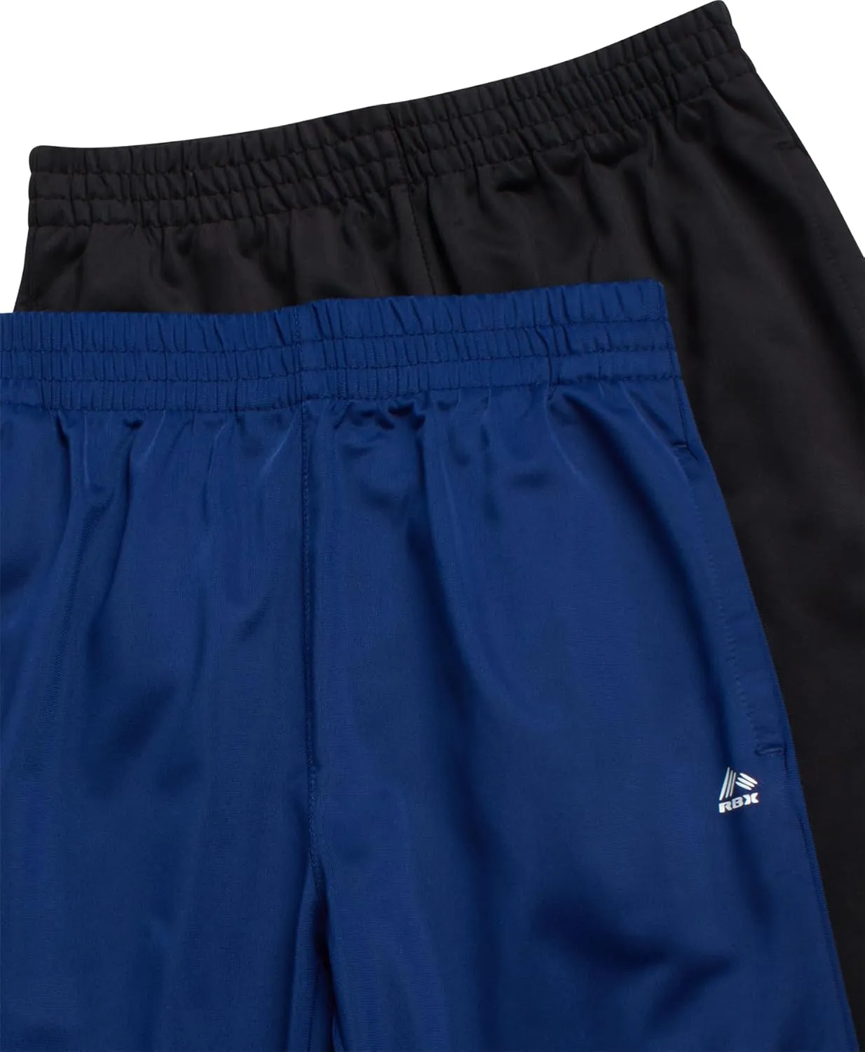 RBX Boys Sweatpants - 2 Pack Stretch Performance Tricot Activewear Boys Joggers Athletic Pants with Side Pockets (Size: 4-20)