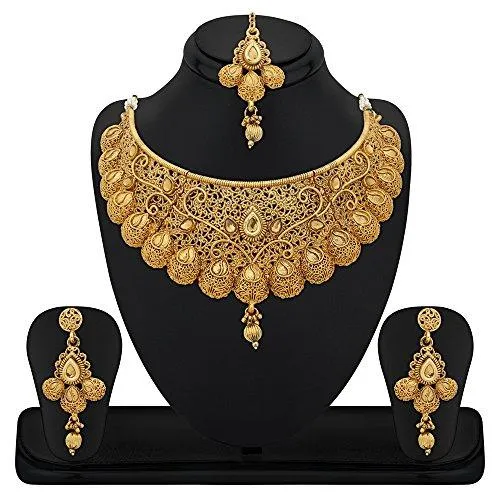 Reeva Gold Plated Necklace Sets For Women