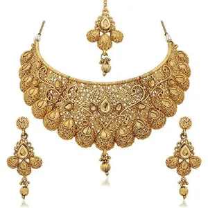 Reeva Gold Plated Necklace Sets For Women