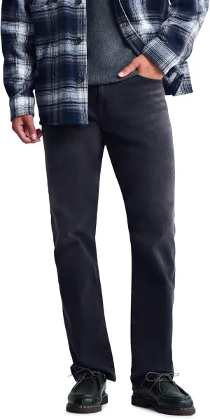 Roam Men's Mid Rise Relaxed Straight Leg Jeans
