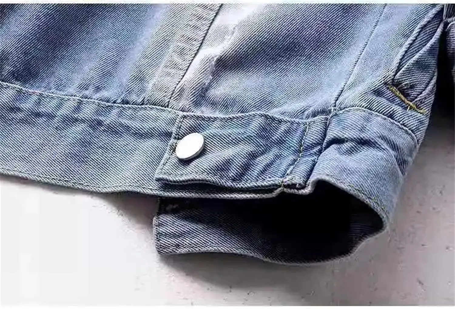 SaoBiiu Women Denim Jacket Autumn Winter Washed Blue Jeans Coat Turn-Down Collar Denim Jackets