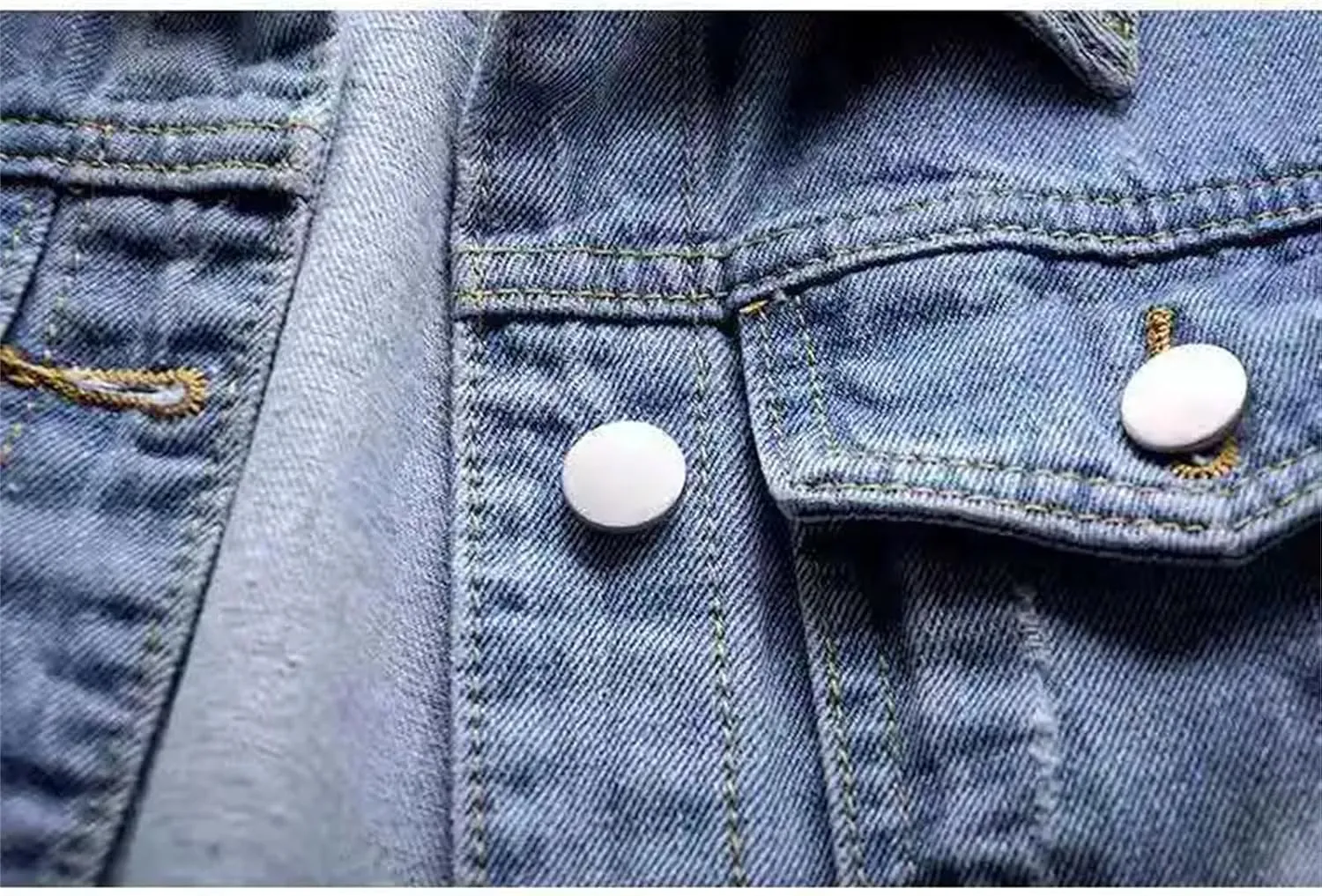 SaoBiiu Women Denim Jacket Autumn Winter Washed Blue Jeans Coat Turn-Down Collar Denim Jackets