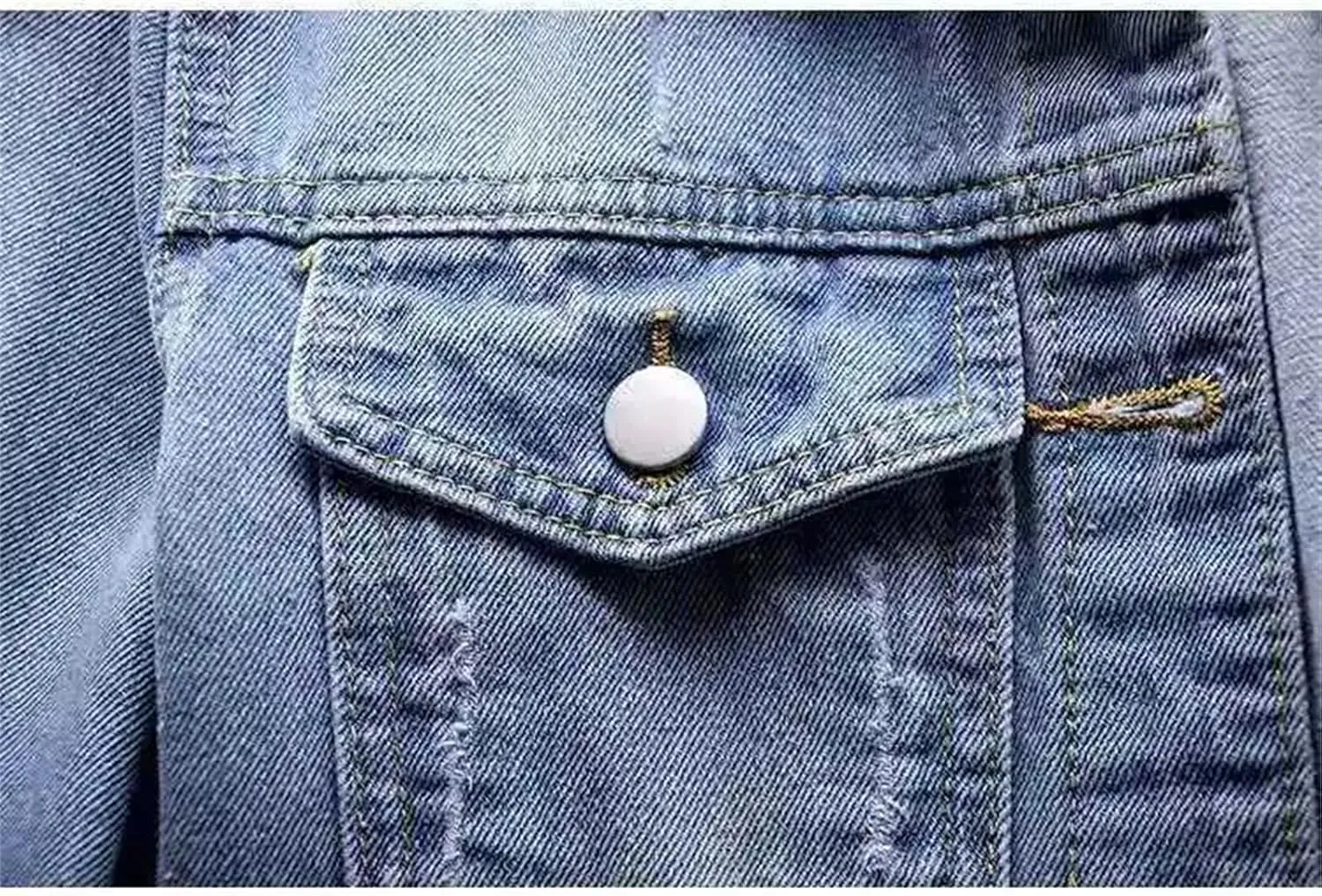 SaoBiiu Women Denim Jacket Autumn Winter Washed Blue Jeans Coat Turn-Down Collar Denim Jackets