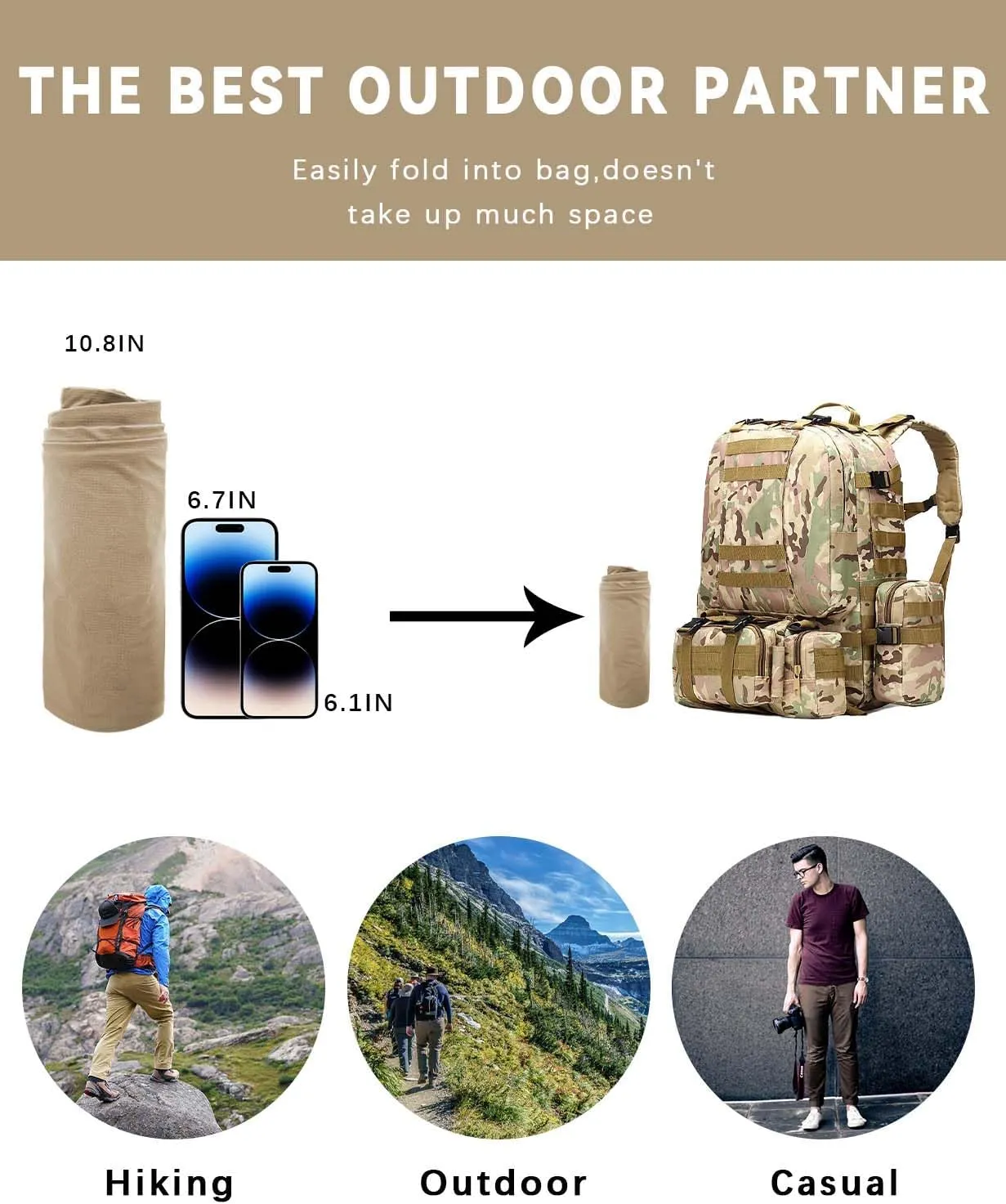 SEVEGO 30"/32"/34"/36" Inseam Men's Tall Hiking Pants Quick Dry Outdoor Waterproof Fishing Cargo Pants with Belt 5 Pockets