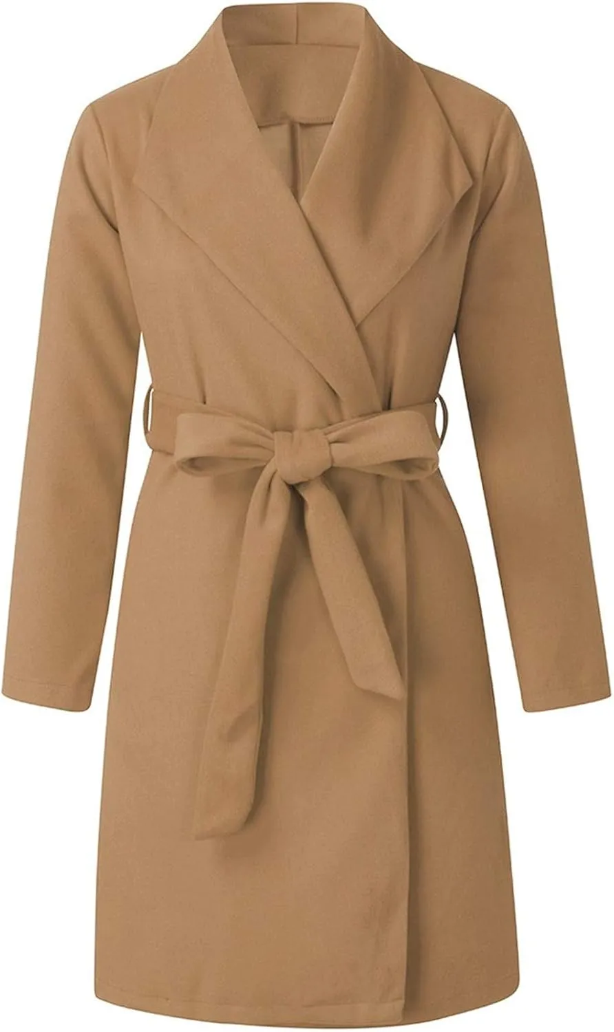 SHAOBGE Cute Trench Coats for Women Women Long Sleeve Hairy Open Front Short Cardigan Suit Jacket Long Jackets for Women