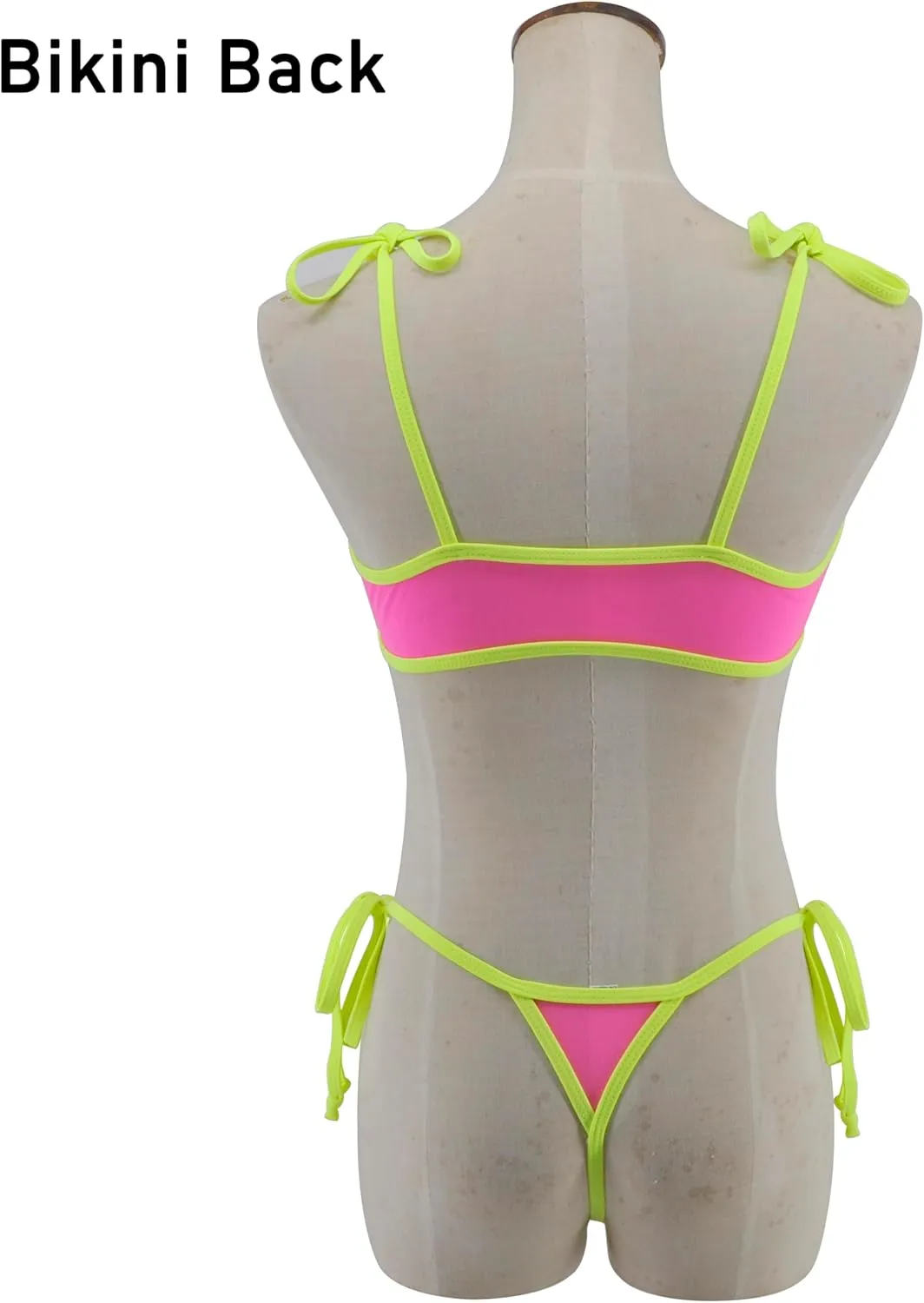 SHERRYLO Sheer Micro Bikini See Through Extreme Bikinis Slutty Thong Bathing Suit for Women Sexy Exotic See Thru Swimsuit