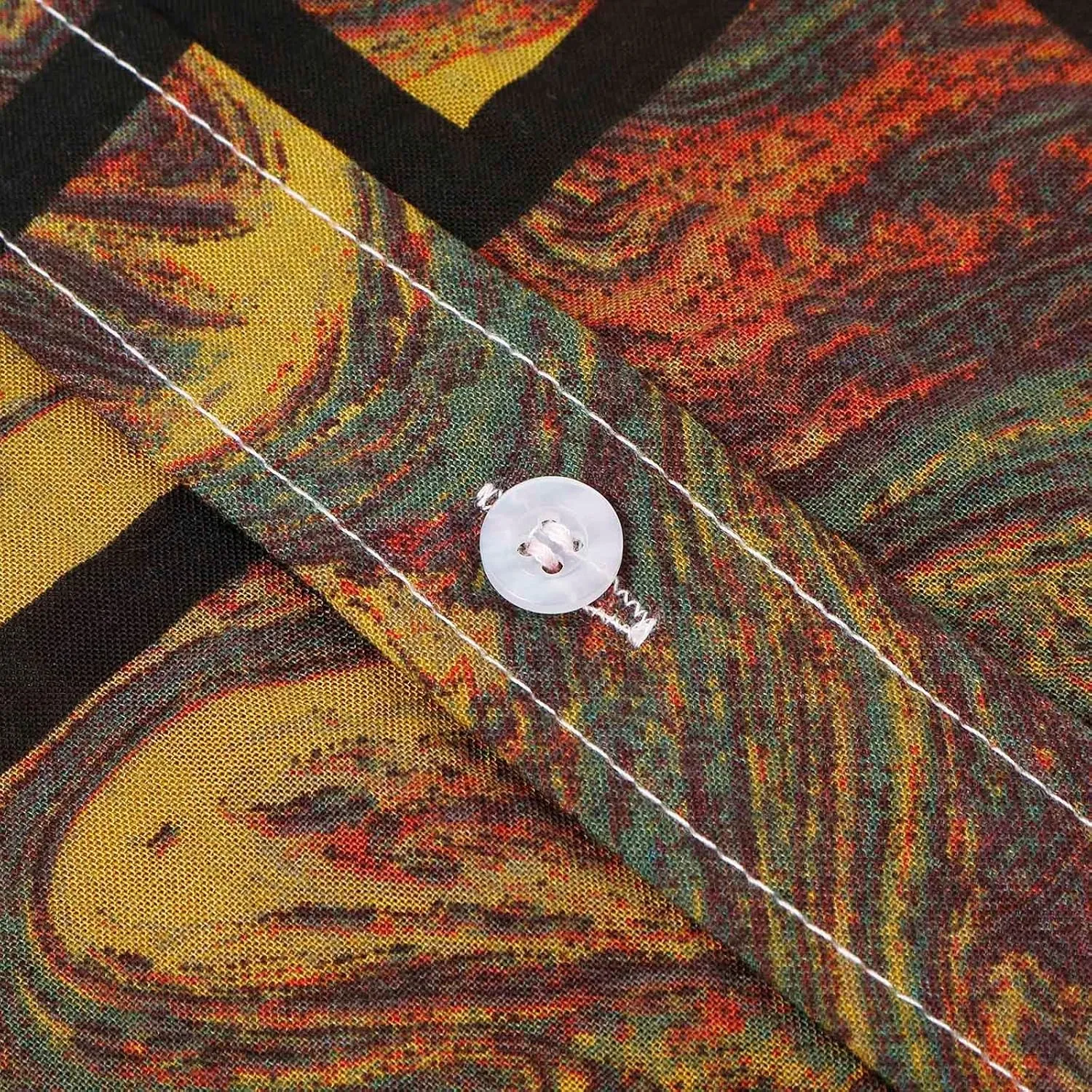 Short Sleeve Button Up Shirts for Men Hawaiian Down Aloha Shirt Men's Hawaiian Shirt Cotton Short Sleeve Button Down
