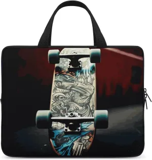 Skate Boards Laptop Bag Durable Laptop Sleeve Water-Resistant Notebook Bag for Computer Or Tablet