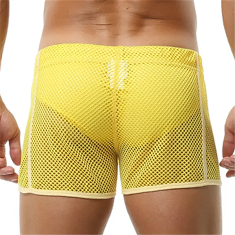 Solid Fishnet Quick Dry Men Short