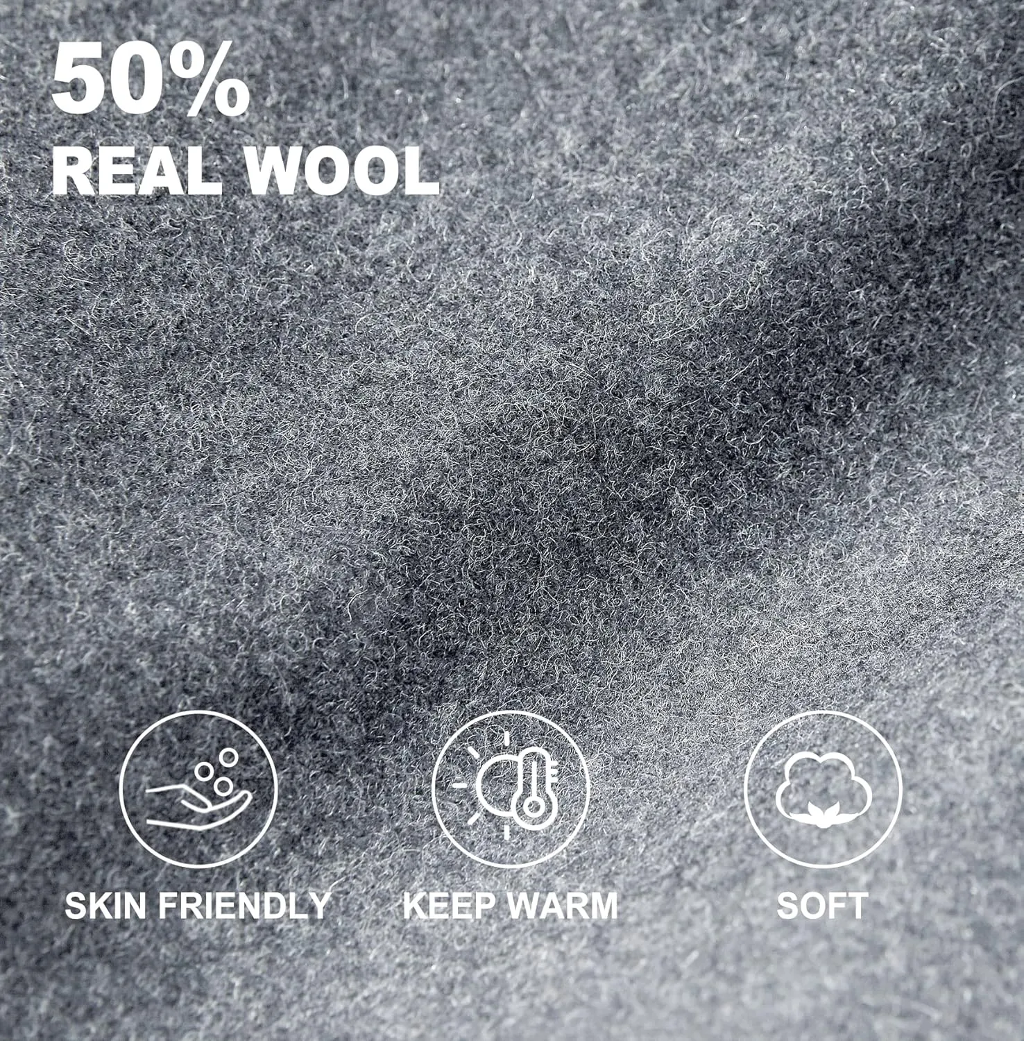 SOLOCOTE Boys Coat Elegant Notched Collar Double Breasted Wool Blend Over Pea Coat