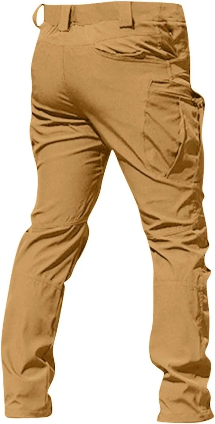 Summer Cargo Pants for Men, Utility Trendy Fit Outdoor Mens Work Pants