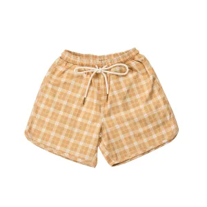 Swim Trunks | UPF   Recycled - Buckwheat Plaid