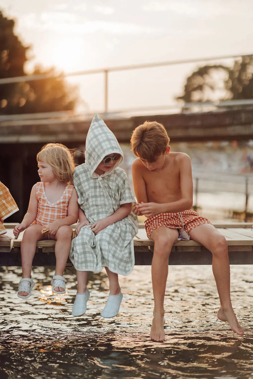 Swim Trunks | UPF   Recycled - Sienna Gingham