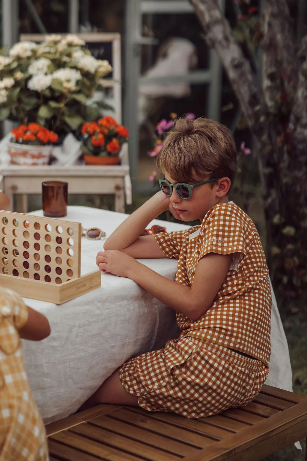 Swim Trunks | UPF   Recycled - Sienna Gingham