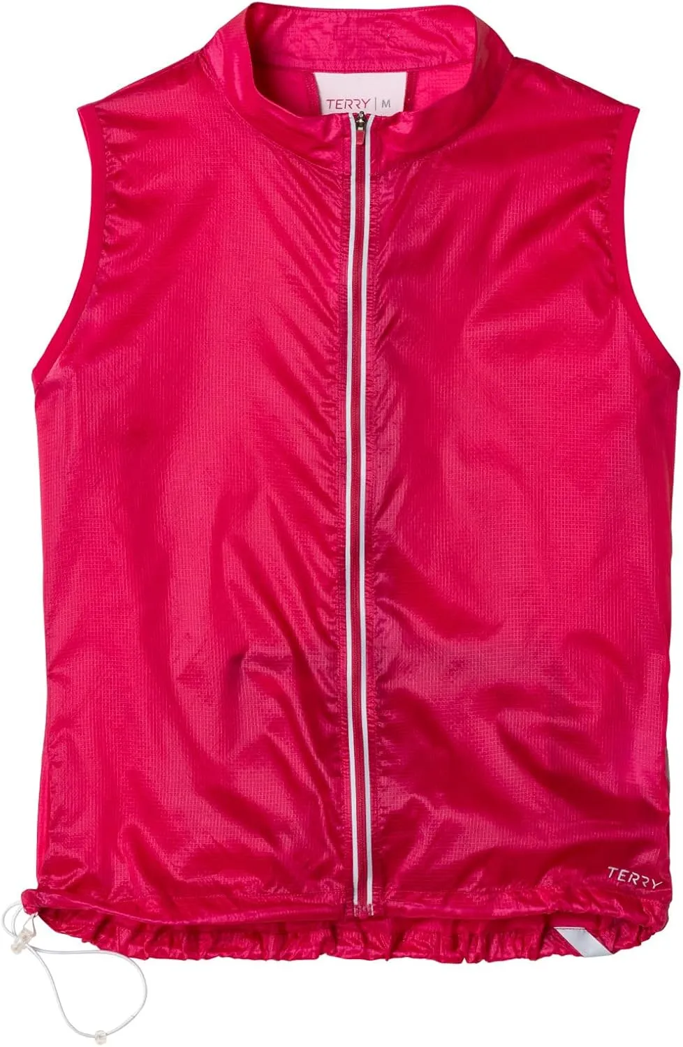 Terry Mistral Vest - Womens Cycling Jersey, Packable Hi-Vis Windproof Water Resistant Sleeveless Bike Vest