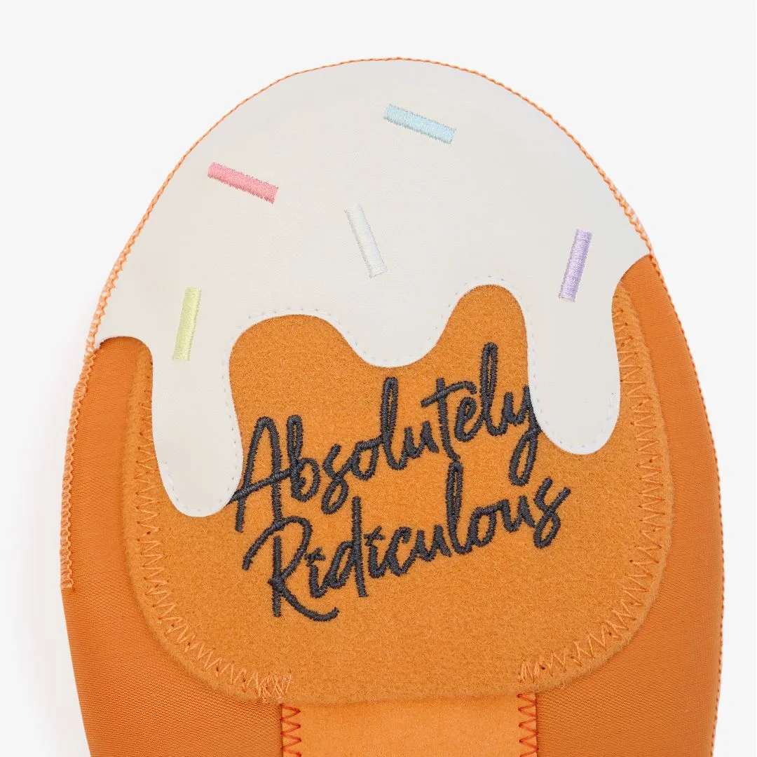 texas orange ice cream sliding mitt