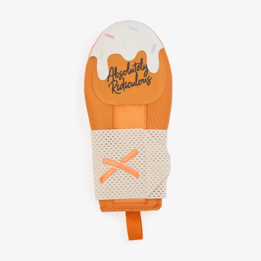 texas orange ice cream sliding mitt