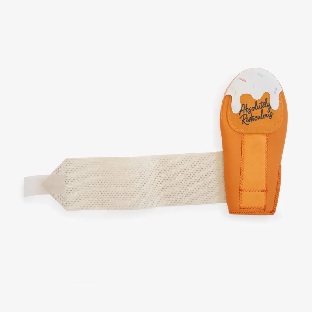 texas orange ice cream sliding mitt