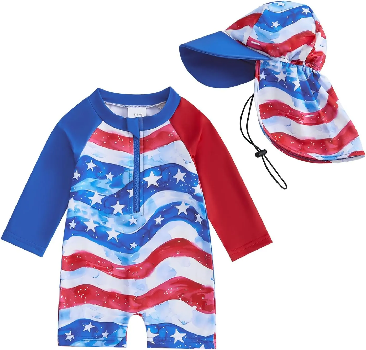 Toddler Baby Boy Swimsuit One Piece Swimwear Shark Short Sleeve Zipper Rash Guard Infant Bathing Suit