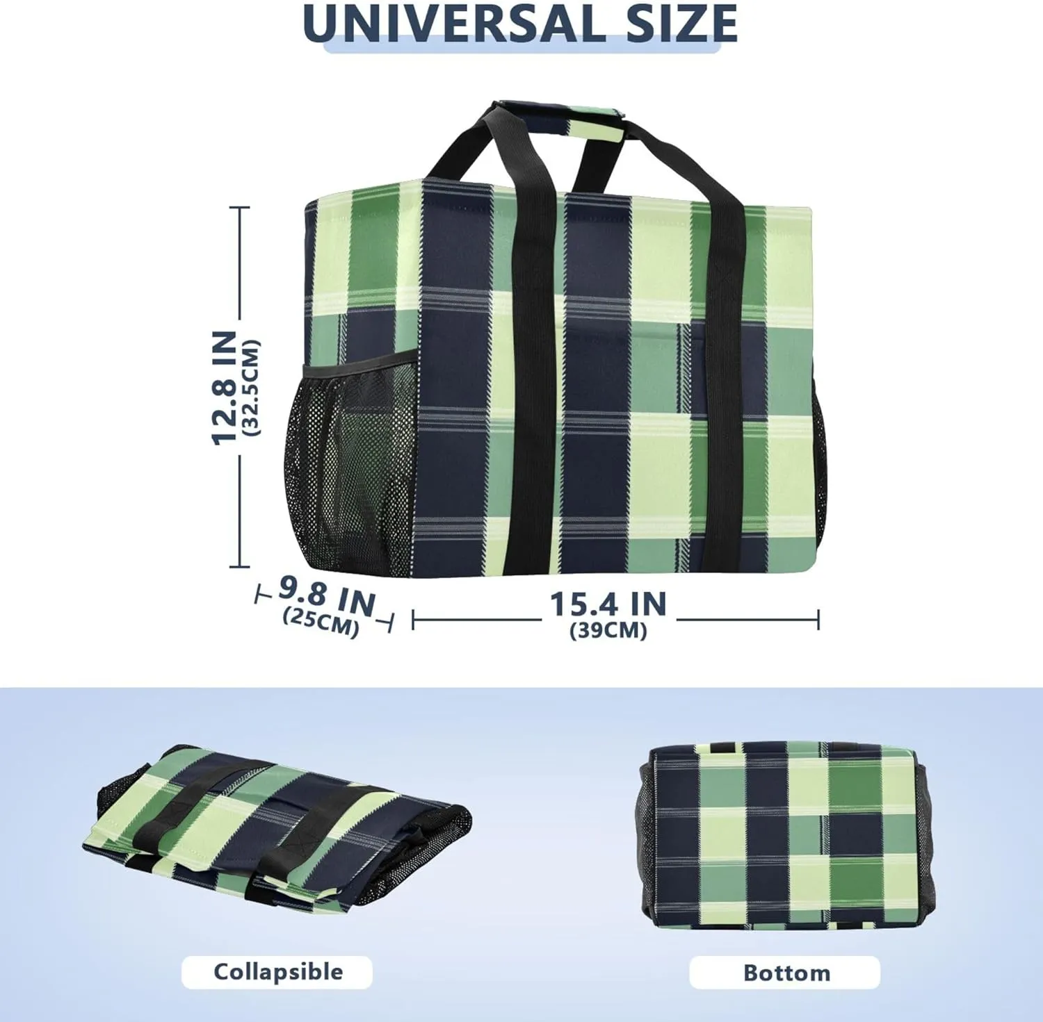Tote Utility Bag Collapsable Beach Bag Water Resistant Canvas Car Tote Bag