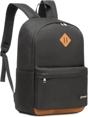Travel Backpack, 17 Inch Laptop Backpack, Water Resistant College Bookbag, Large Capacity Computer Backpacks (Black)