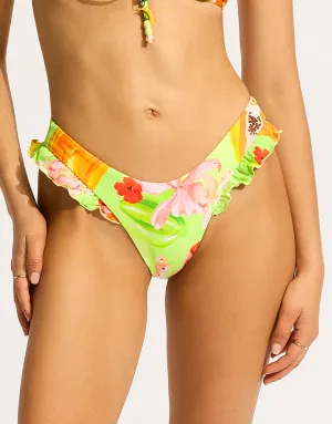 Tropique High Cut Rio Bikini Pant - Aloe Gel