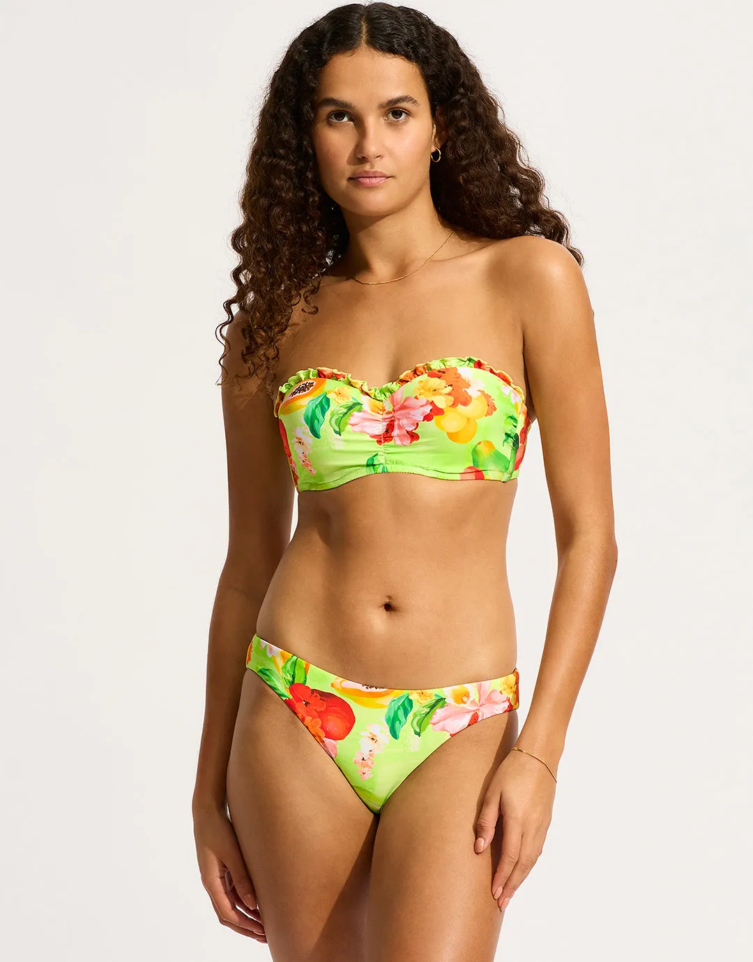 Tropique Hipster Bikini Pant - Aloe Gel
