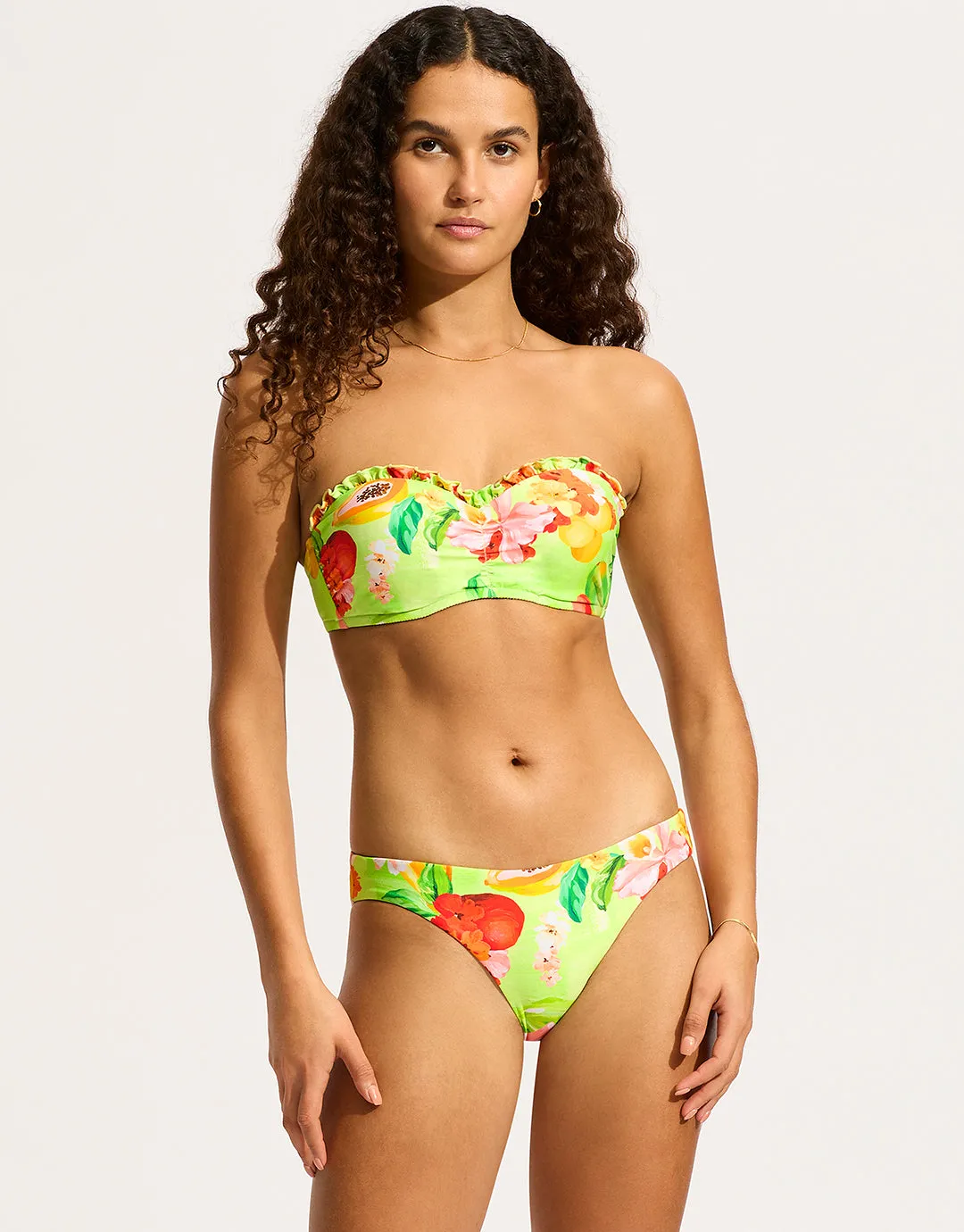 Tropique Hipster Bikini Pant - Aloe Gel