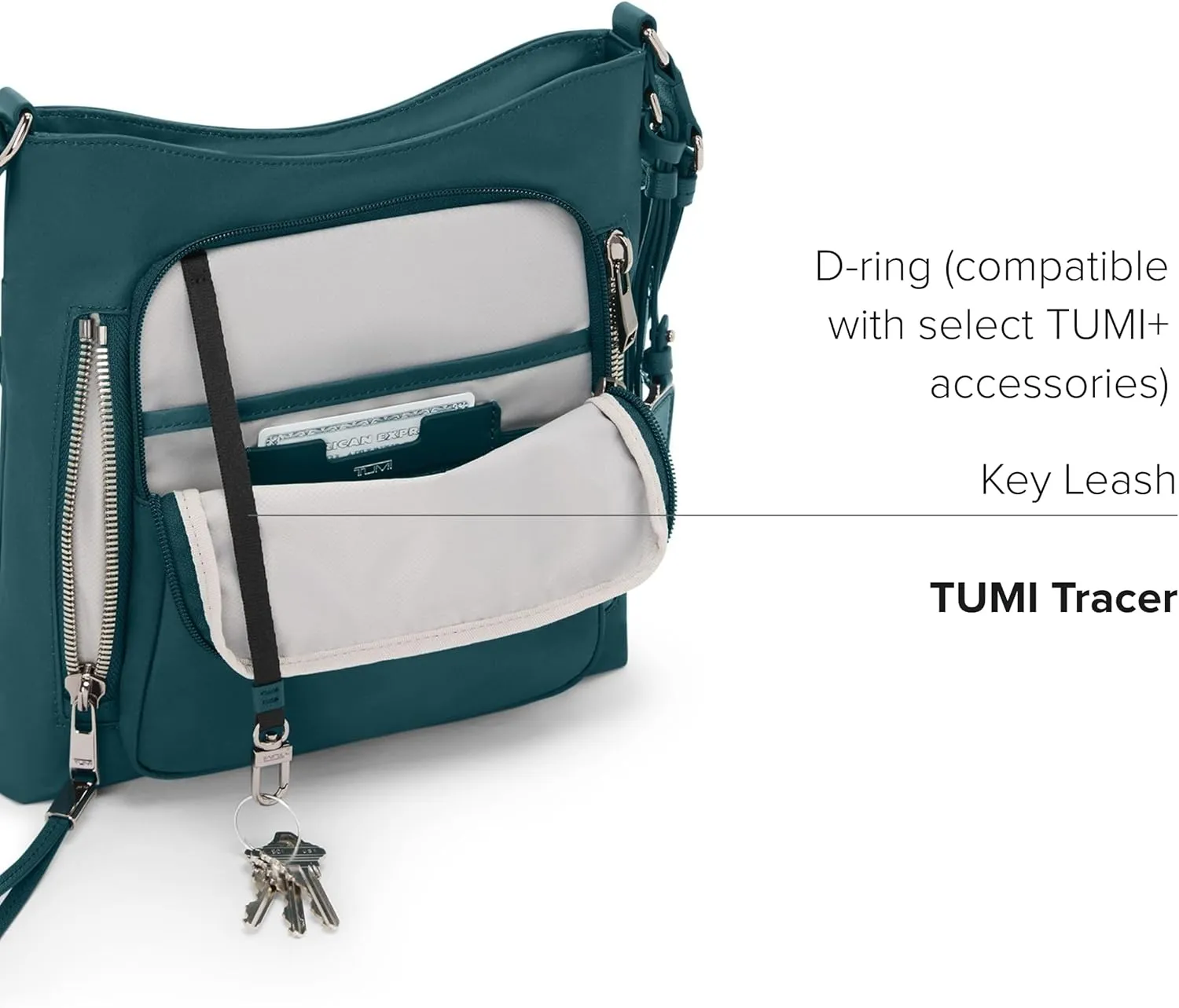 TUMI - Voyageur Tyler Crossbody - Nylon Crossbody Bag - Business, Travel Bag - Stain, Water-Resistant - Stylish Purse
