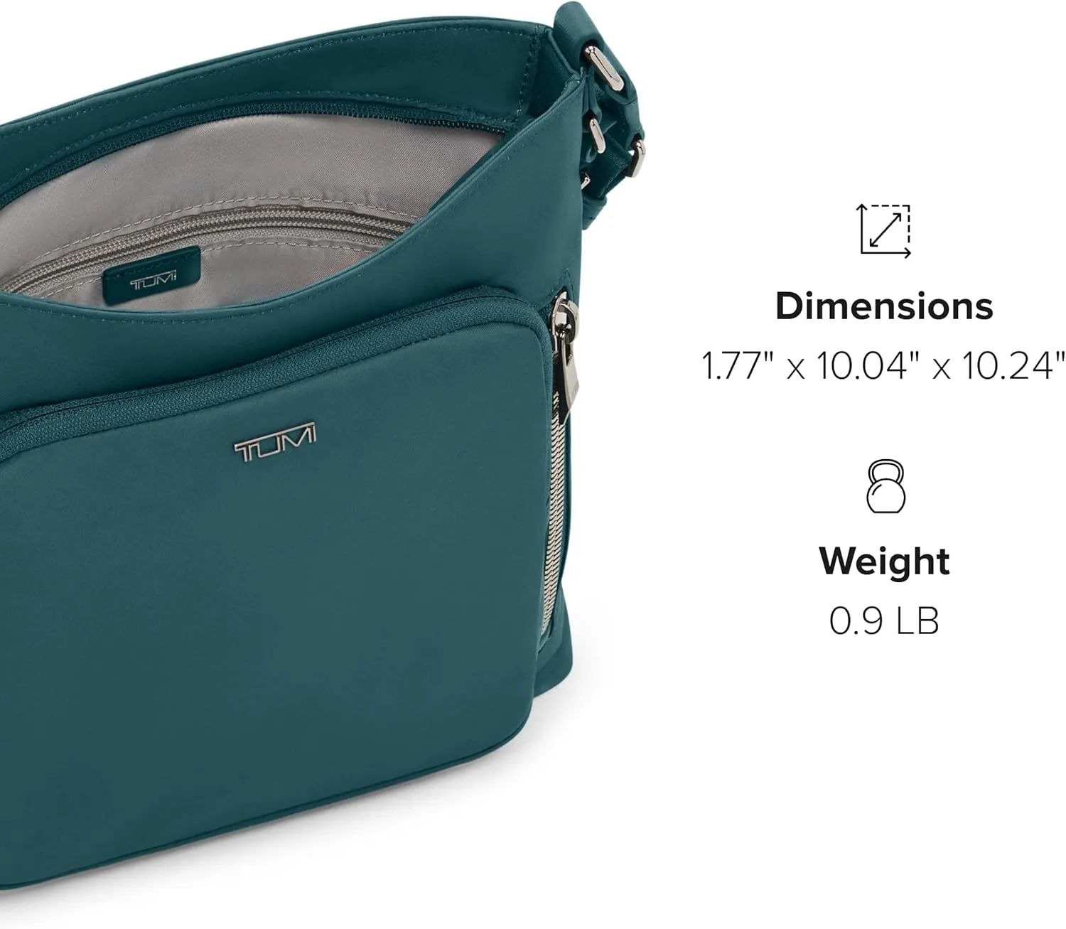 TUMI - Voyageur Tyler Crossbody - Nylon Crossbody Bag - Business, Travel Bag - Stain, Water-Resistant - Stylish Purse