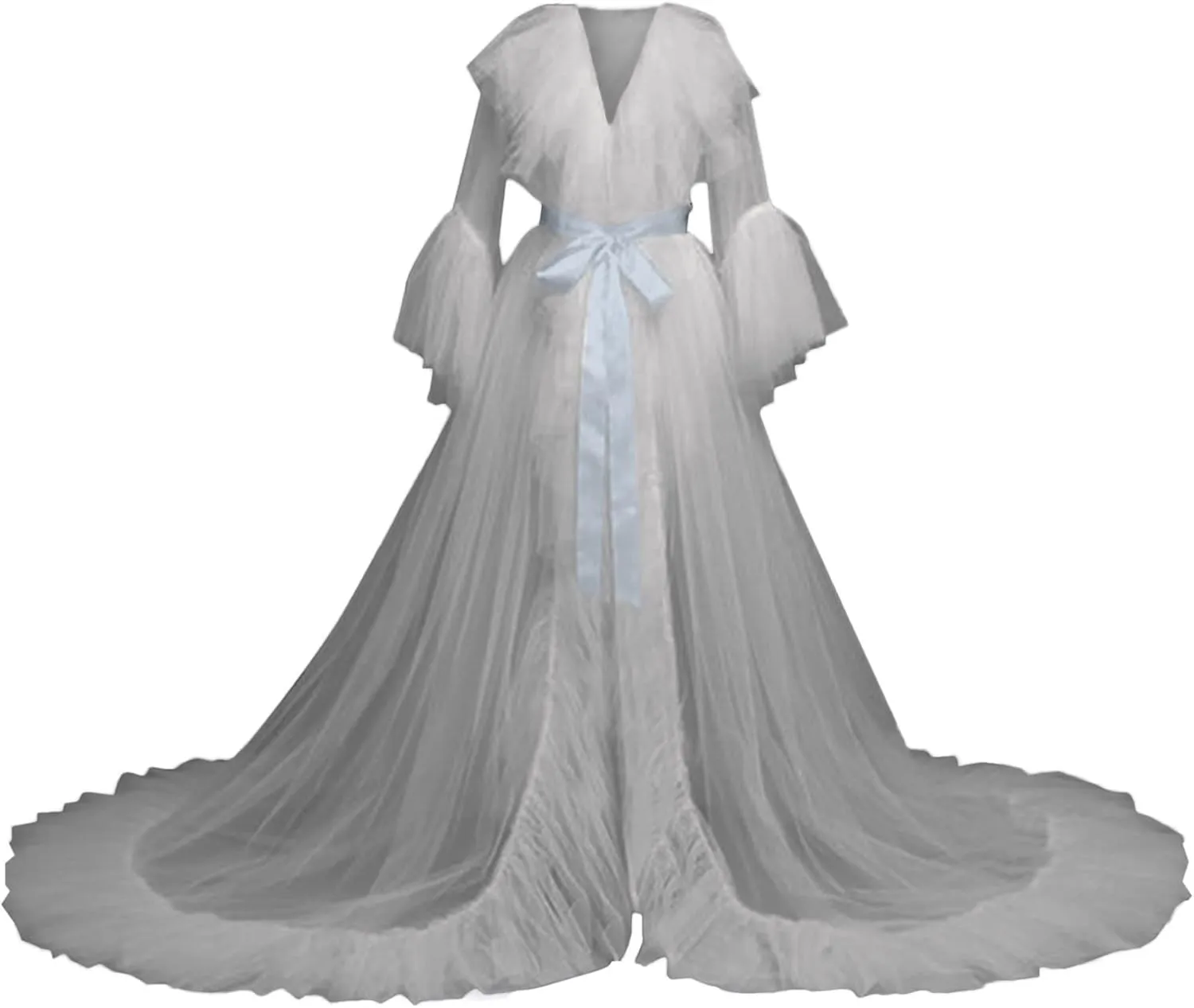 Underwear for Women Loose Women Fashion Sexy Tulle Robe Long Lingerie Nightgown Bathrobe Sleepwear Bridal Skinny