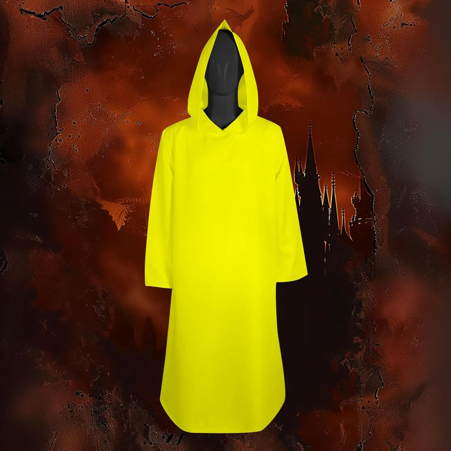 Unisex Gothic Hooded Monk Robe Retro Christian Cosplay Renaissance Costume Men Medieval Wizard Halloween Cloak
