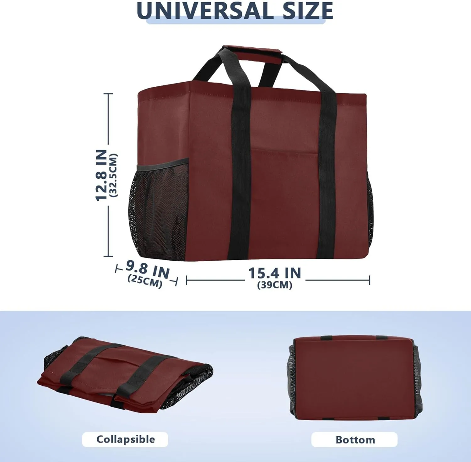Utility Storage Bags Foldable Beach Bag Water Resistant with Handles Carrying Bag