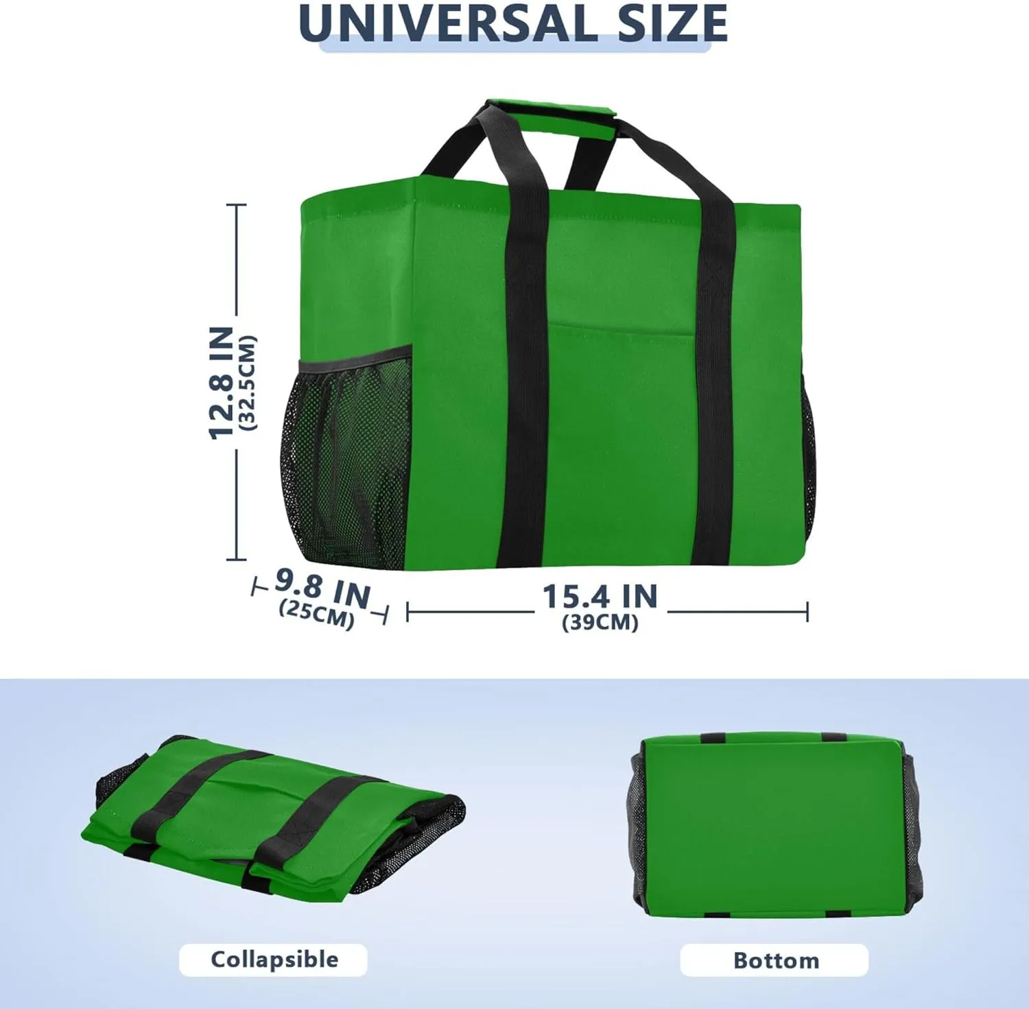 Utility Storage Bags Foldable Beach Bag Water Resistant with Handles Carrying Bag