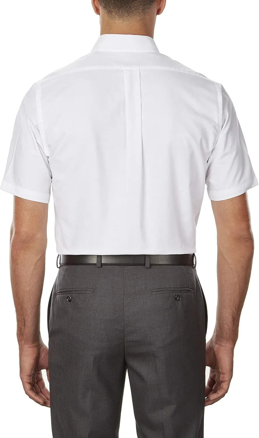 Van Heusen Men's Dress Shirts Short Sleeve Oxford Solid