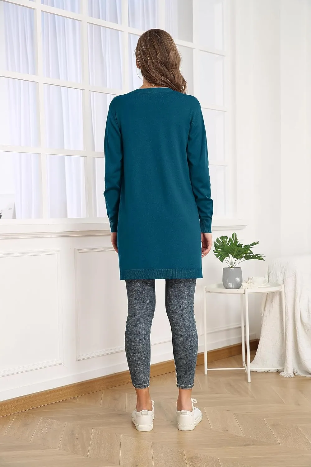 VIISHOW Women's Classic Cardigans Long Sleeve Open Front Casual Knit Cardigan Sweaters Coat Soft Outwear