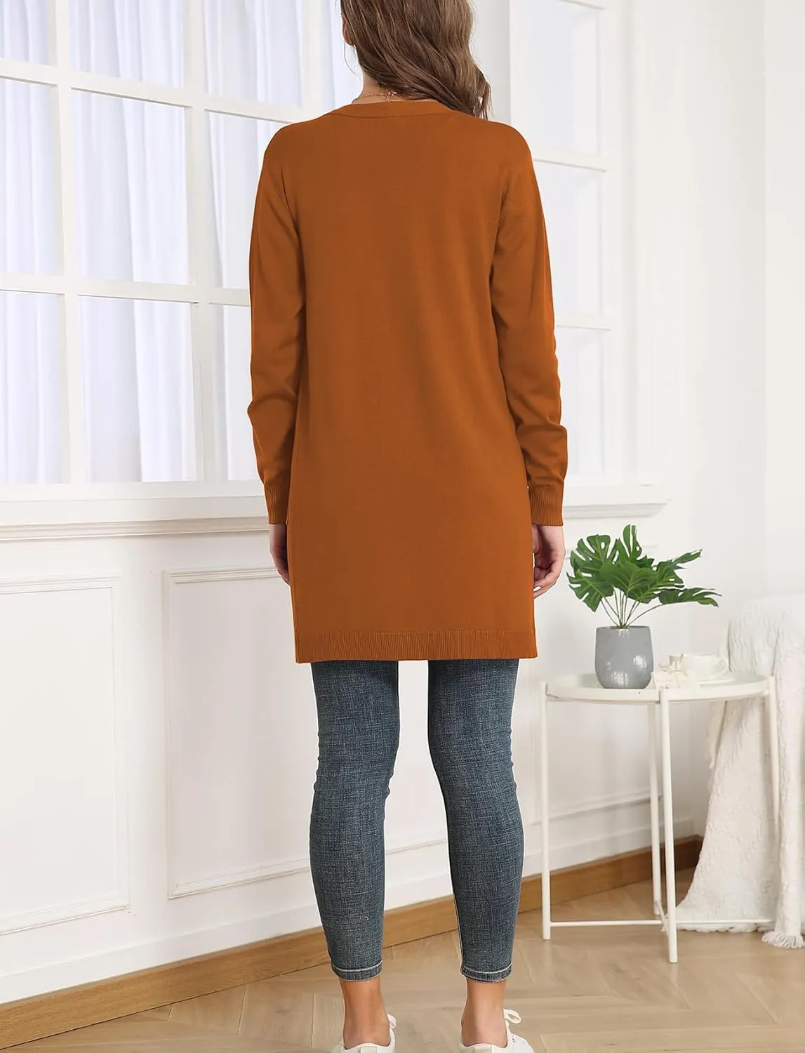 VIISHOW Women's Classic Cardigans Long Sleeve Open Front Casual Knit Cardigan Sweaters Coat Soft Outwear