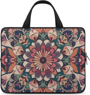 Vintage Mandala Laptop Bag Durable Laptop Sleeve Water-Resistant Notebook Bag for Computer Or Tablet