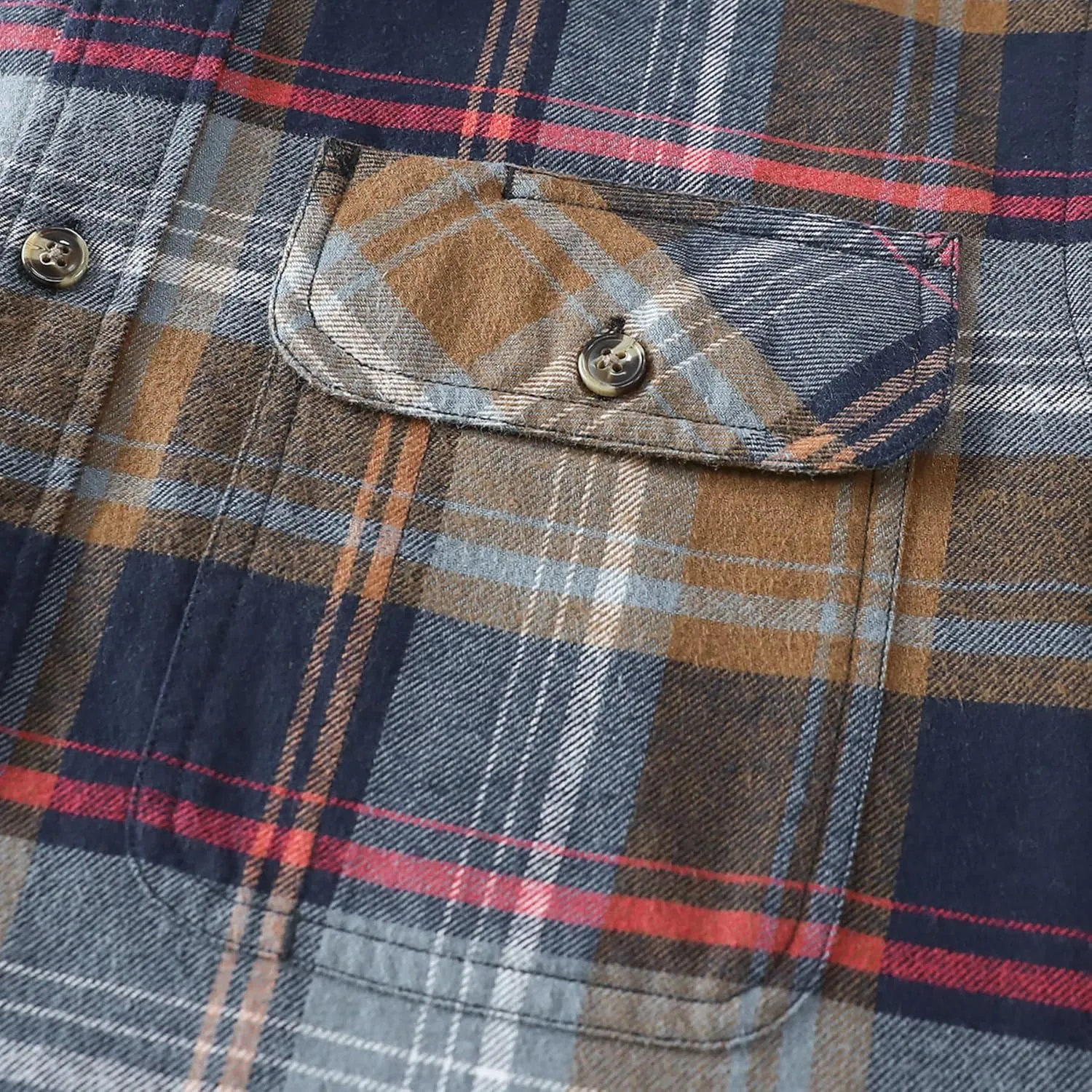 Westbro? Mens Flannel Shirts Long Sleeve Button Down Flannel Shirt for Men Plaid Shirt Mens Button Up Shirts Long Sleeve
