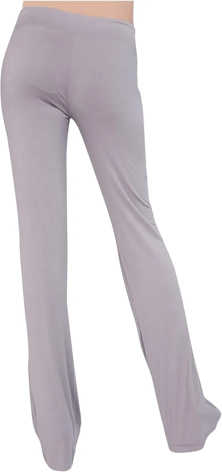 Wide Leg Yoga Pants Women Drawstring High Waist Tummy Control Lounge Trouser Bootcut Comfy Pants Gym Workout Leggings