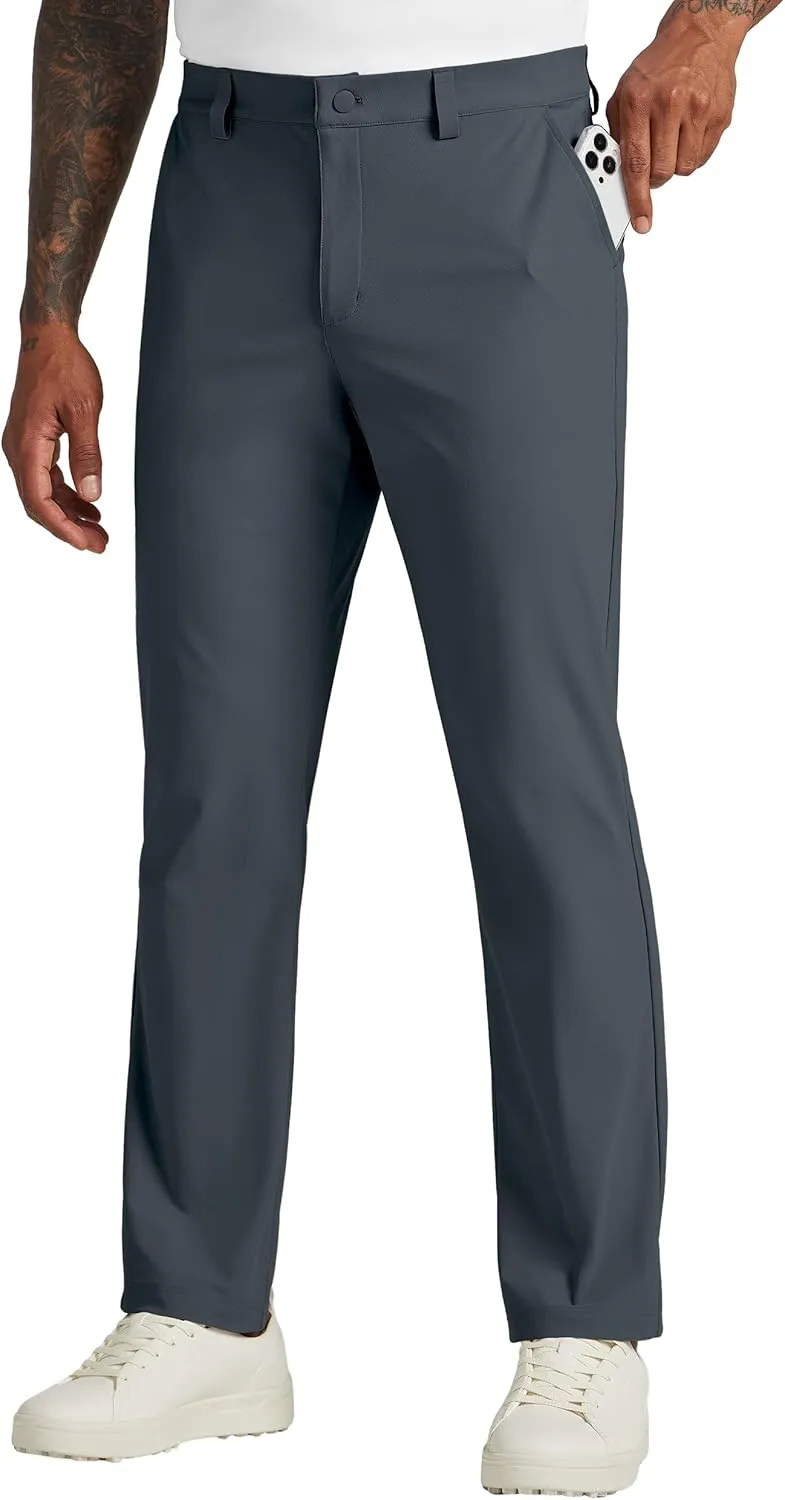 Willit Mens Golf Pants Stretch Dress Pants Quick Dry Work Business Slacks Casual Pants with 4 Pockets 30"/32"/34"