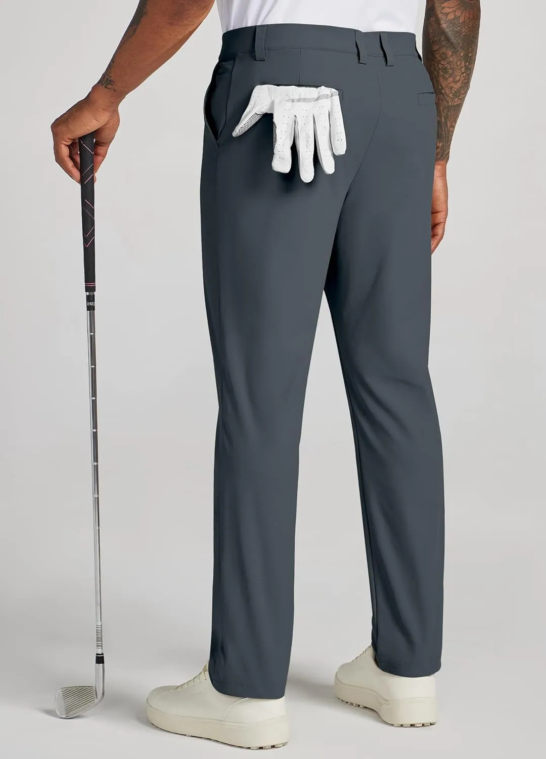 Willit Mens Golf Pants Stretch Dress Pants Quick Dry Work Business Slacks Casual Pants with 4 Pockets 30"/32"/34"