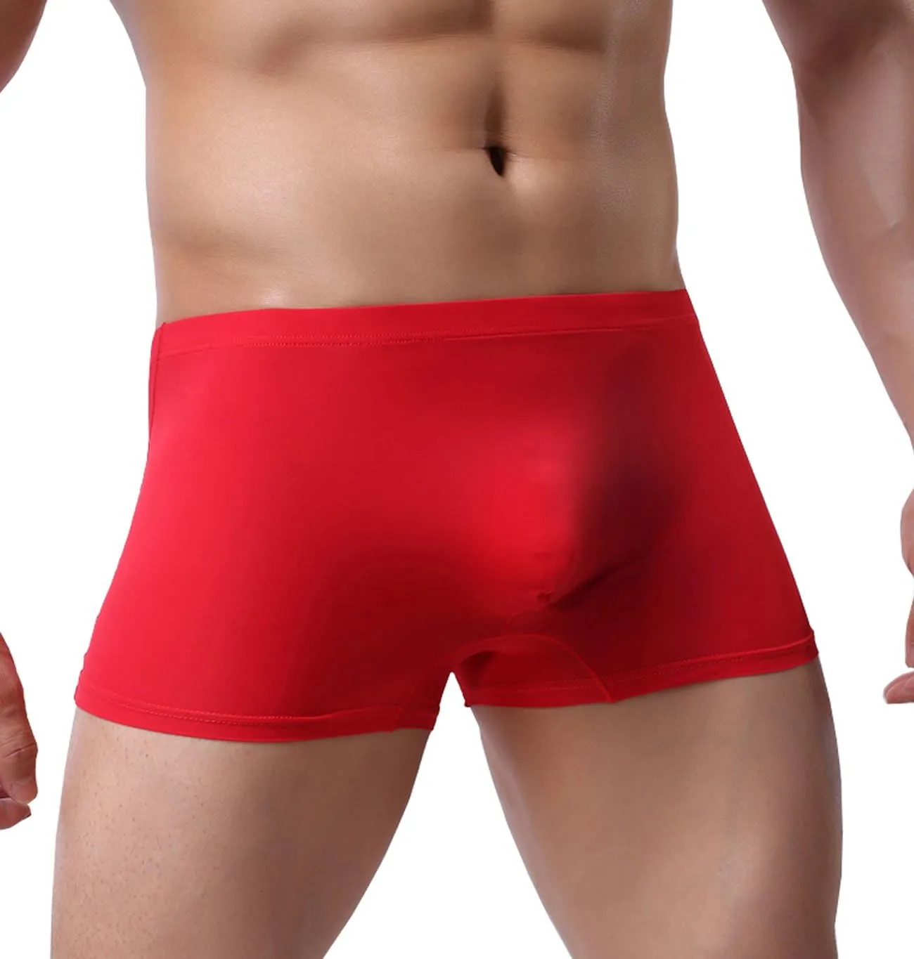 WINDAY Men Briefs Breathable Ice Silk Boxer Bikinis and Briefs N05
